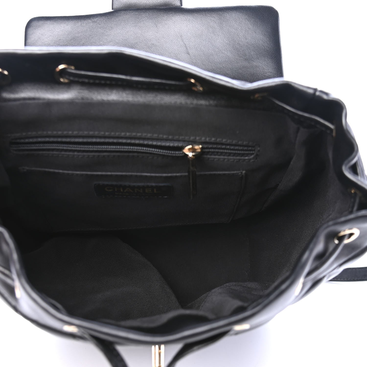 Chanel Lambskin Quilted Small Urban Spirit Backpack Black 4 of 4