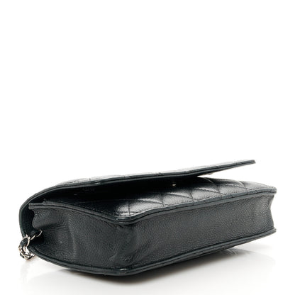 Chanel Caviar Quilted Wallet On Chain WOC Black 4 of 12