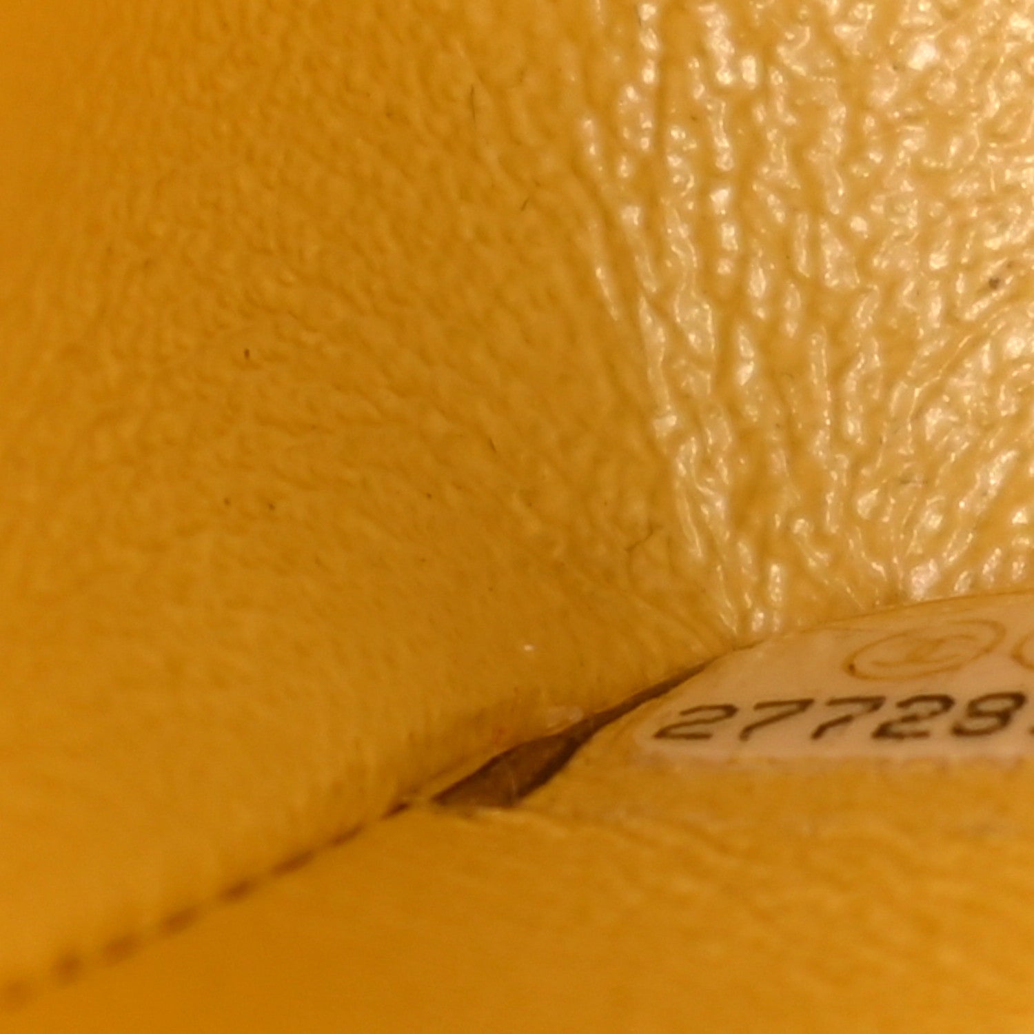 Chanel Iridescent Caviar Quilted Small Double Flap Yellow 7 of 9