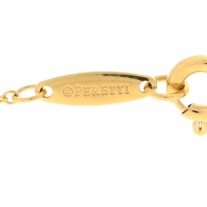 Tiffany 18K Yellow Gold Diamond .08ct Elsa Peretti Diamonds by the Yard Pendant Necklace 3 of 5