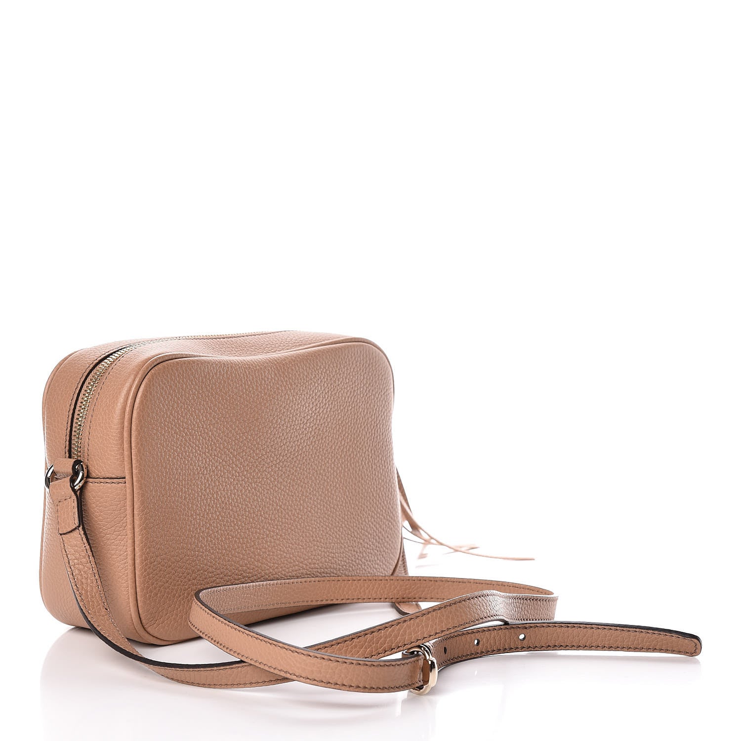 Gucci Pebbled Calfskin Small Soho Disco Bag Camelia 3 of 12