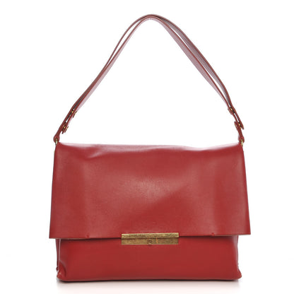 Celine Calfskin Blade Flap Bright Red 1 of 10