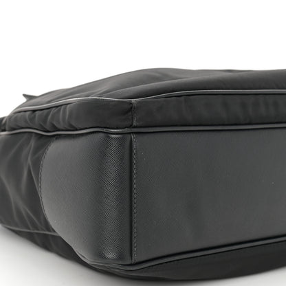 Prada Tessuto Nylon Saffiano Tote Black 8 of 10
