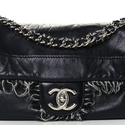 Chanel Lambskin Tweedy Flap Black 11 of 11