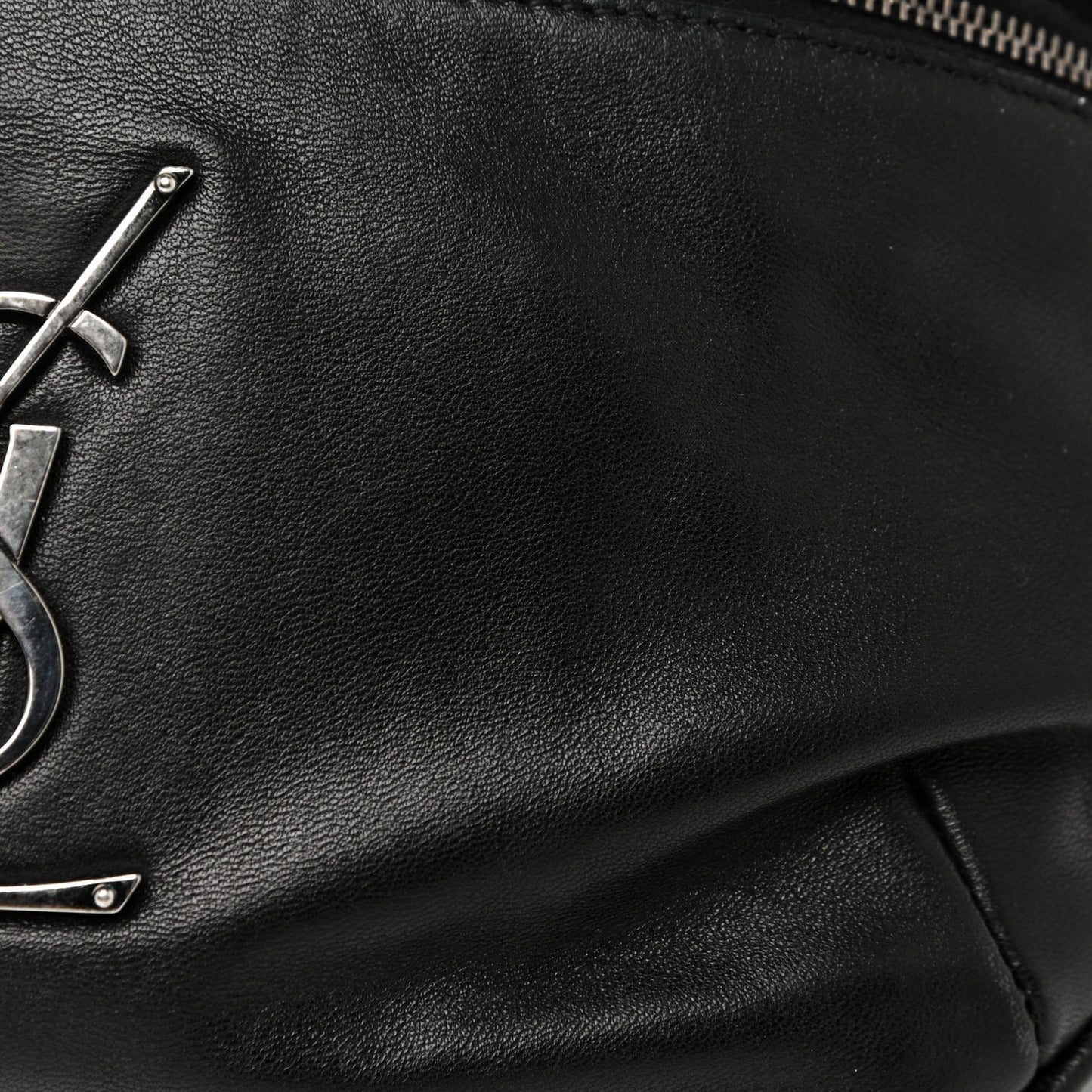 Calfskin Monogram Belt Bag Black