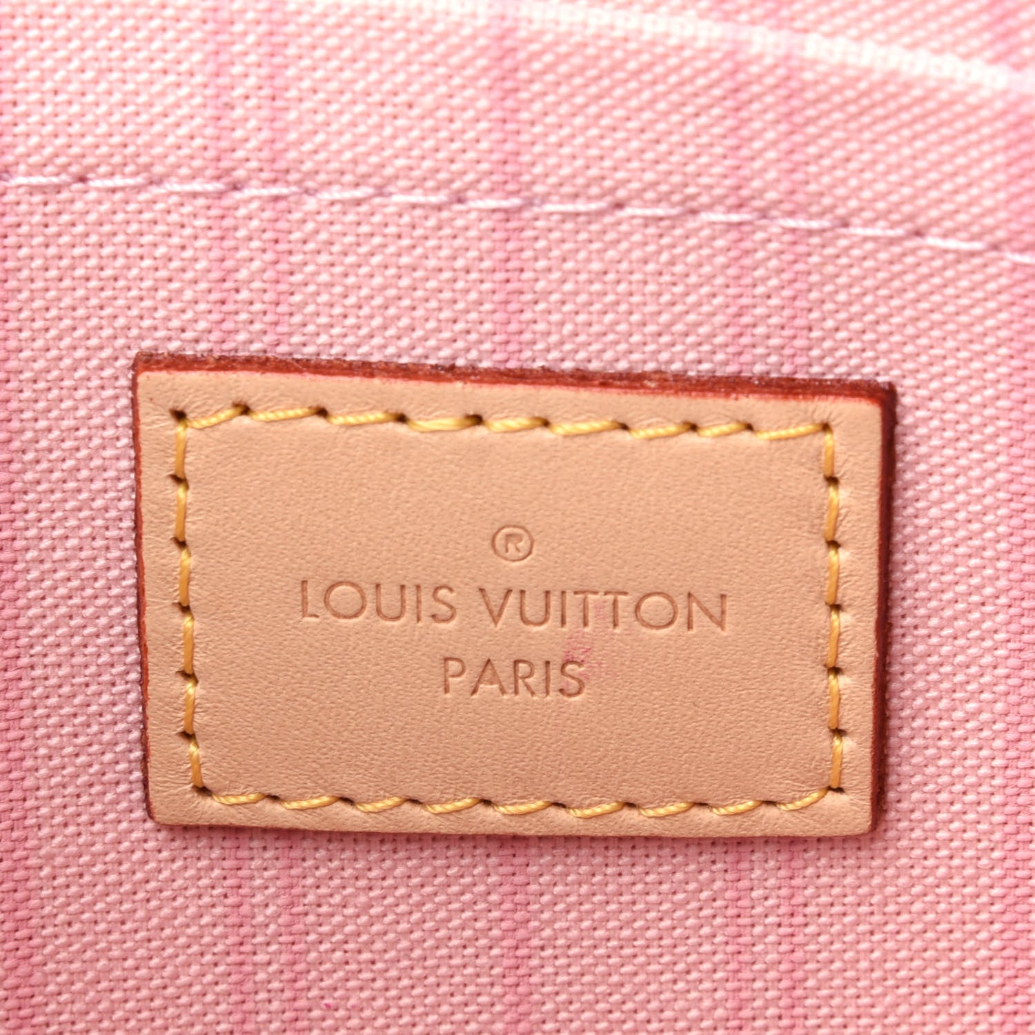 Louis Vuitton Damier Azur Neverfull MM GM Pochette Rose Ballerine 6 of 9