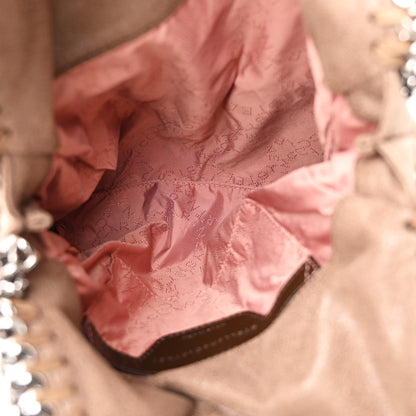 Stella McCartney Shaggy Deer Mini Falabella Fold Over Tote Brown 5 of 10