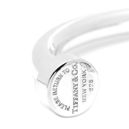 Tiffany Sterling Silver Return to Tiffany Narrow Circle Edge Cuff Bracelet 4 of 5