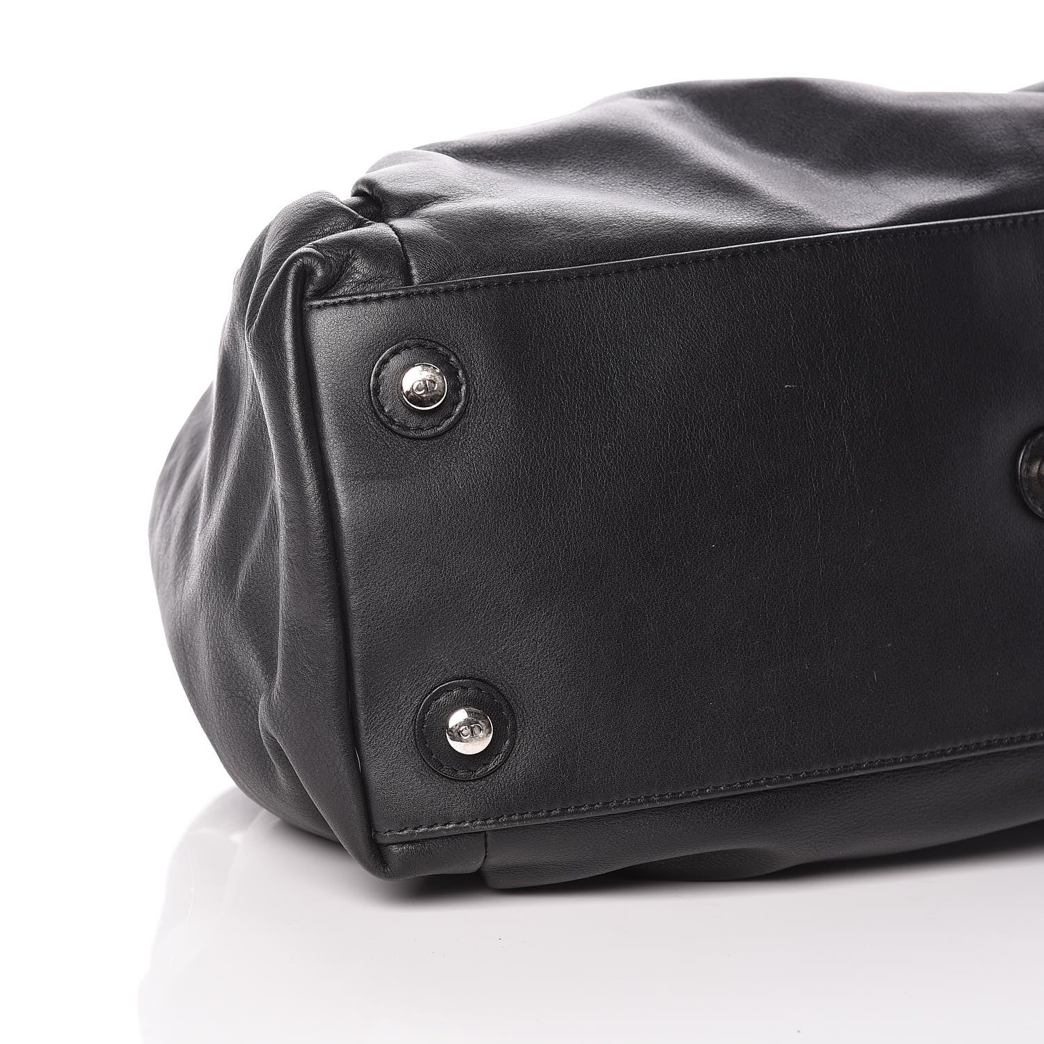Christian Dior Lambskin Medium Le Trente Tote Black 10 of 11