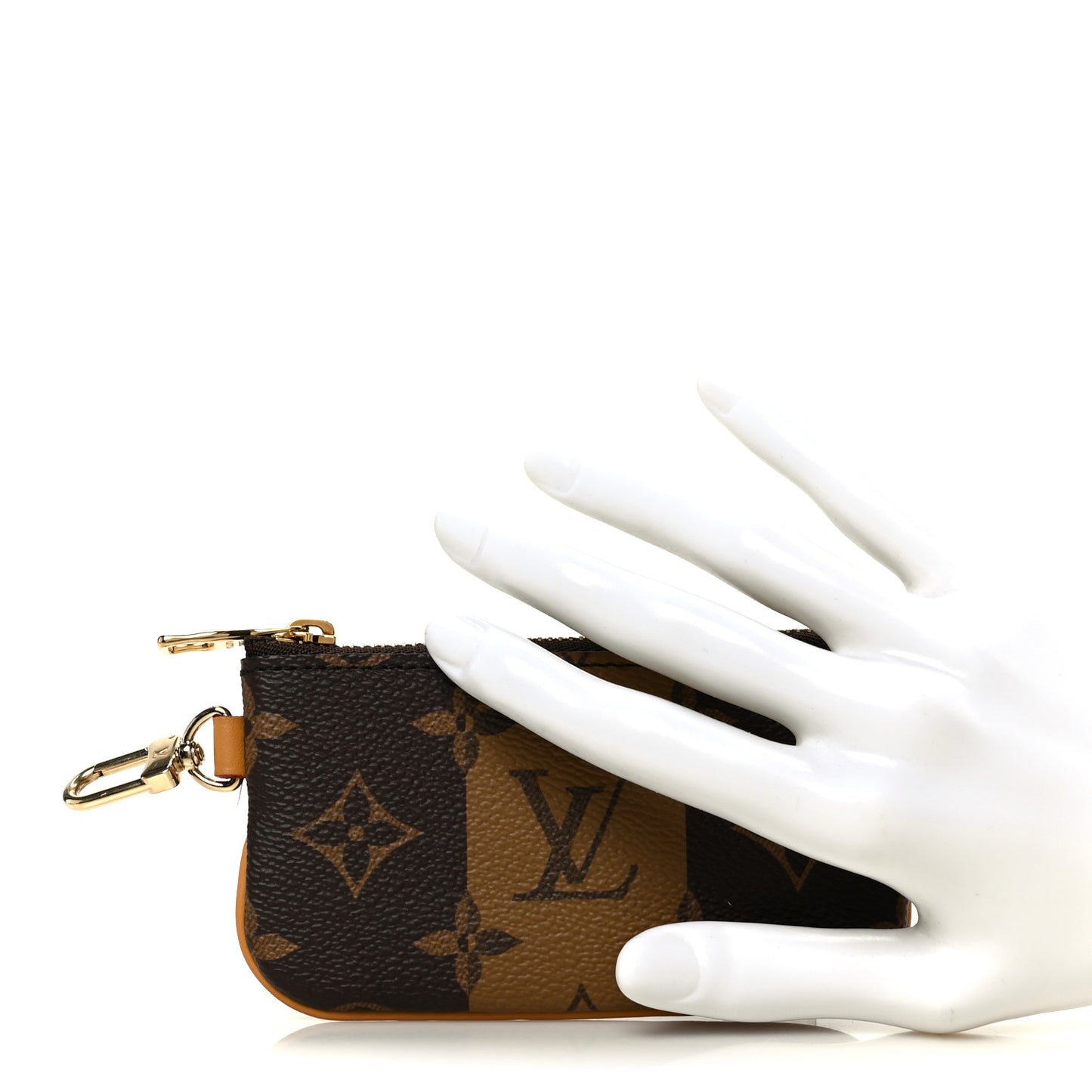 X NIGO Reverse Monogram Stripes Trio Messenger Key Pouch