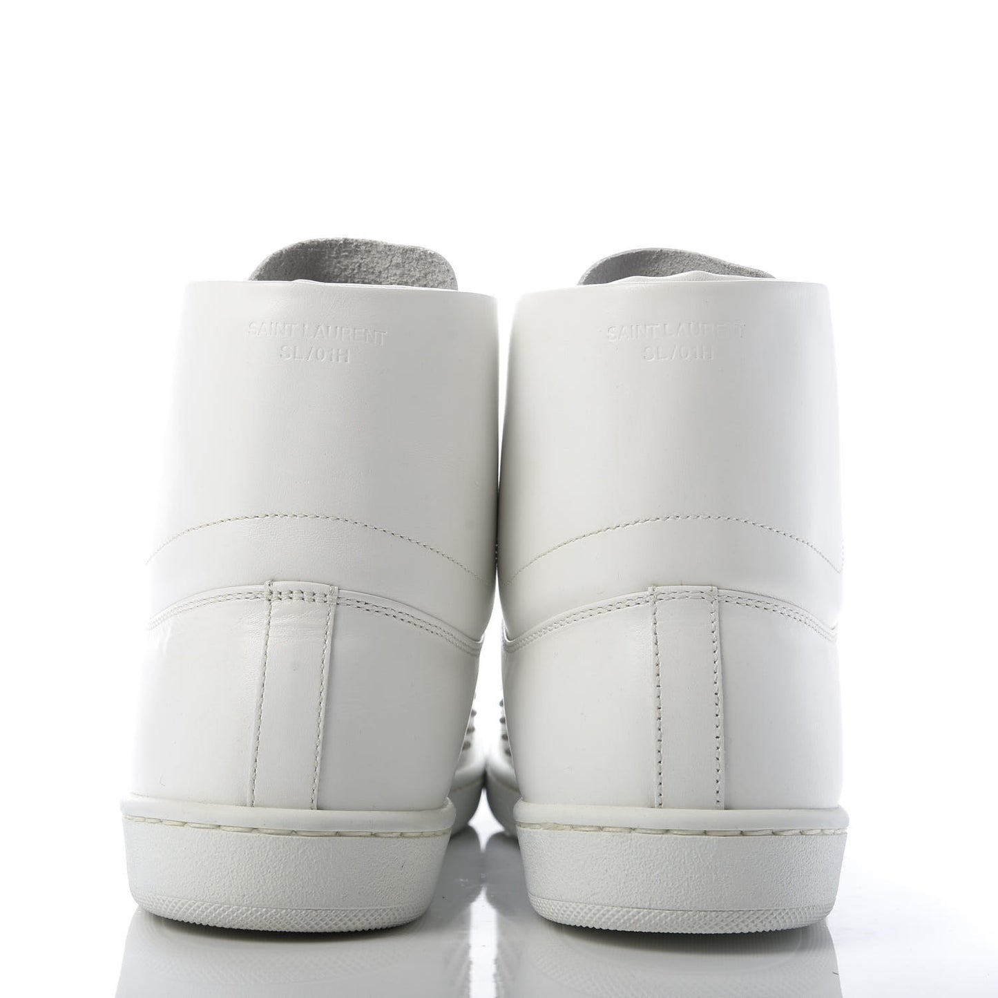 Nappa Wolly High Top Sneakers 37.5 Optique White