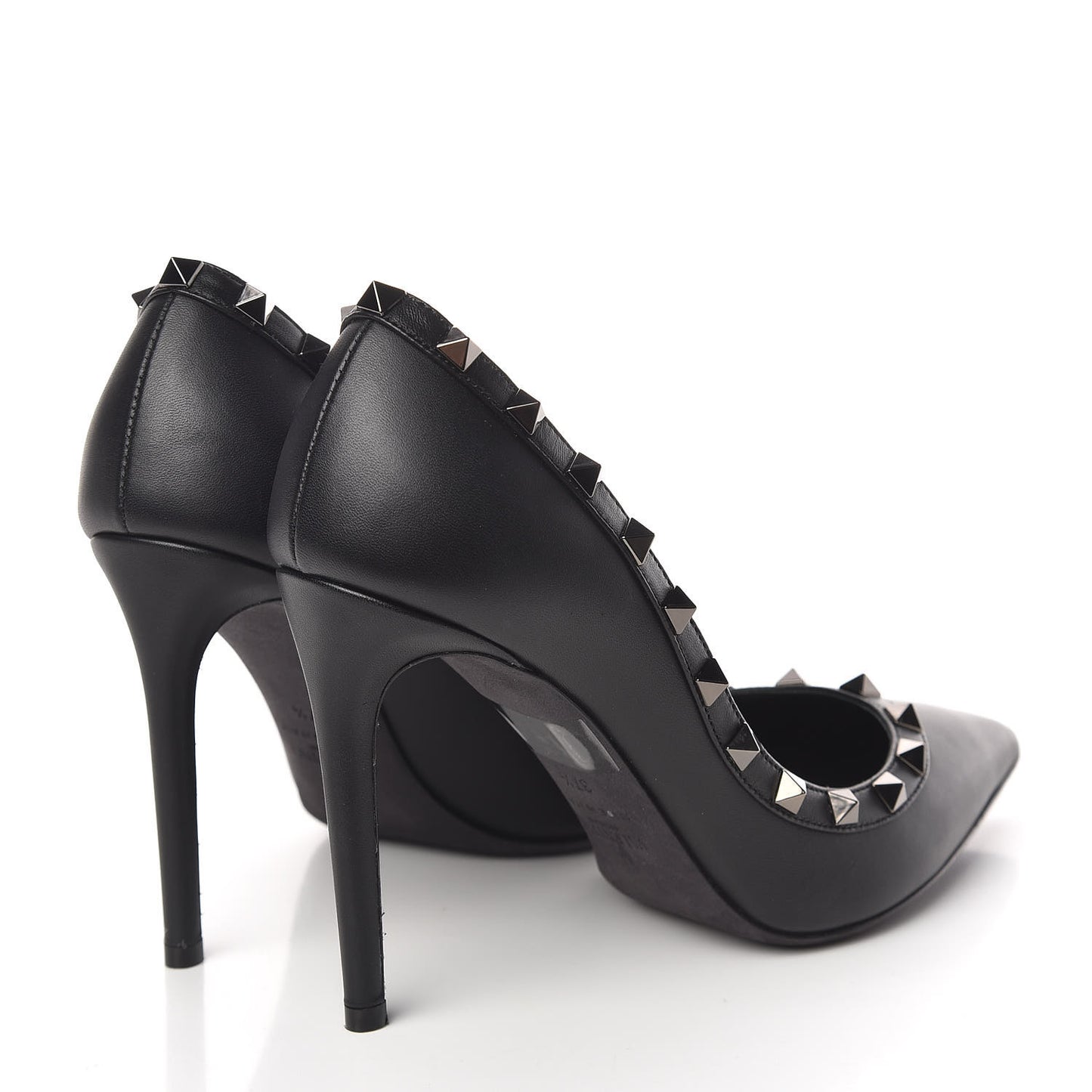 Nappa Rockstud 100mm Pumps 37.5 Black
