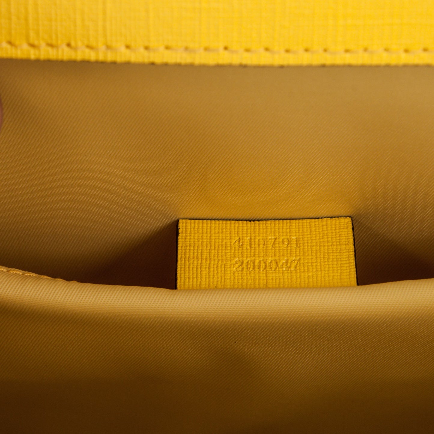 GG Supreme Monogram Beetles Childrens Backpack Beige Yellow