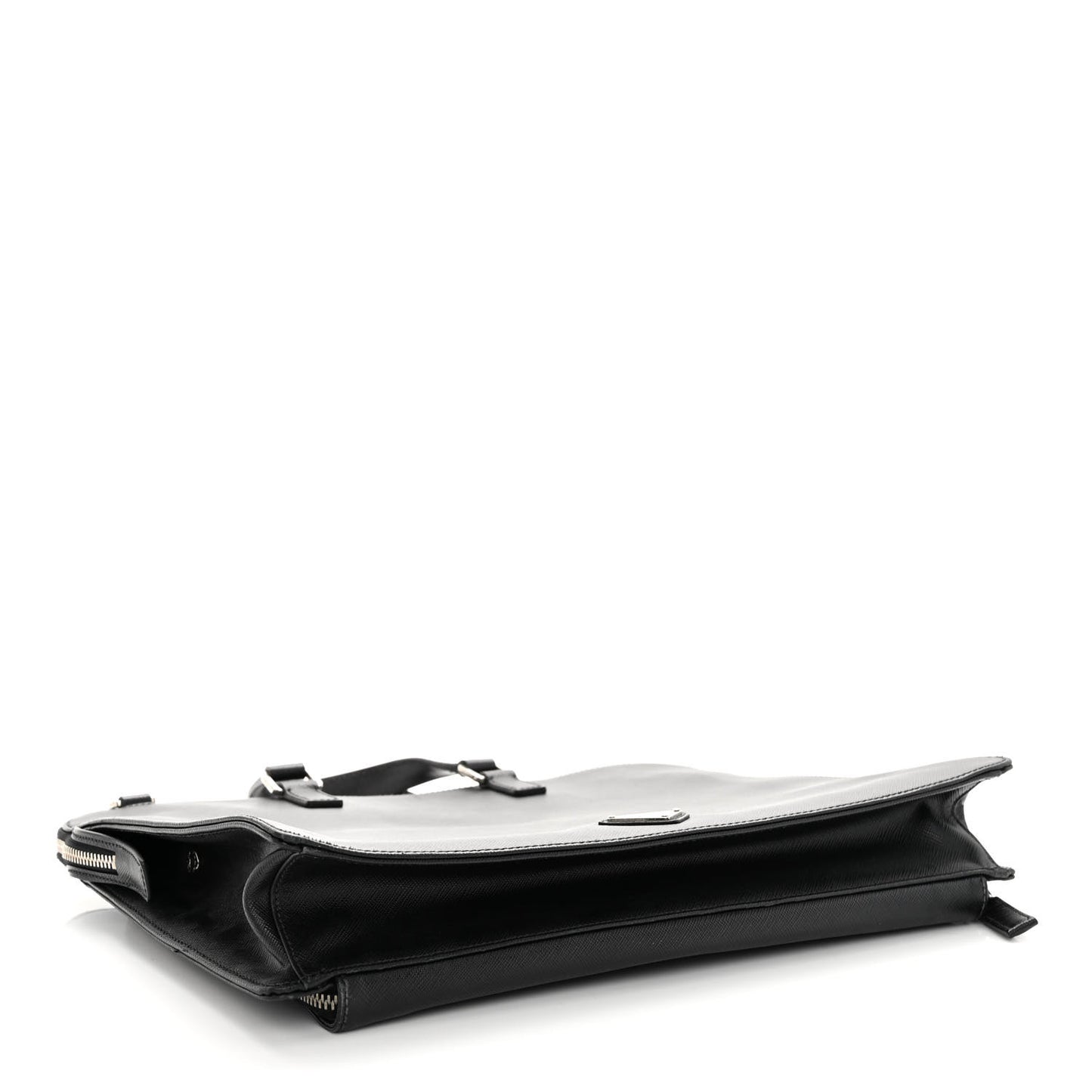 Saffiano Travel Briefcase Black