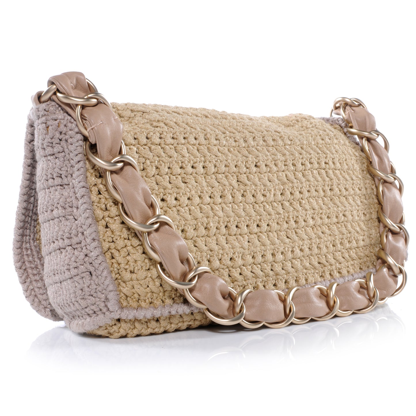 Crochet Camellia CC Flap