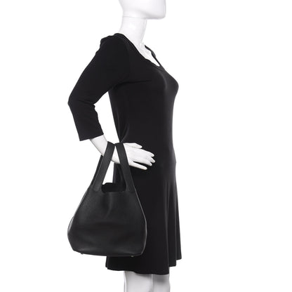 Hermes Taurillon Clemence Picotin Lock 22 MM Black 2 of 9