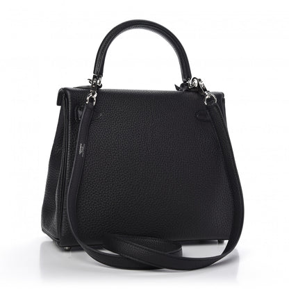 Hermes Togo Kelly Retourne 25 Black 3 of 11