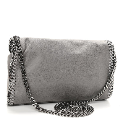 Stella McCartney Shaggy Deer Mini Falabella Crossbody Bag Grey 3 of 10