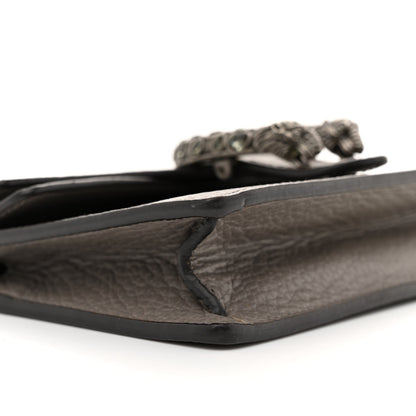 Gucci Dollar Calfskin Crystal Super Mini Dionysus Shoulder Bag Dusty Grey Black Diamond 8 of 16