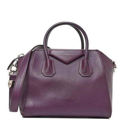 Givenchy Sugar Goatskin Small Antigona Dark Purple 1 of 19