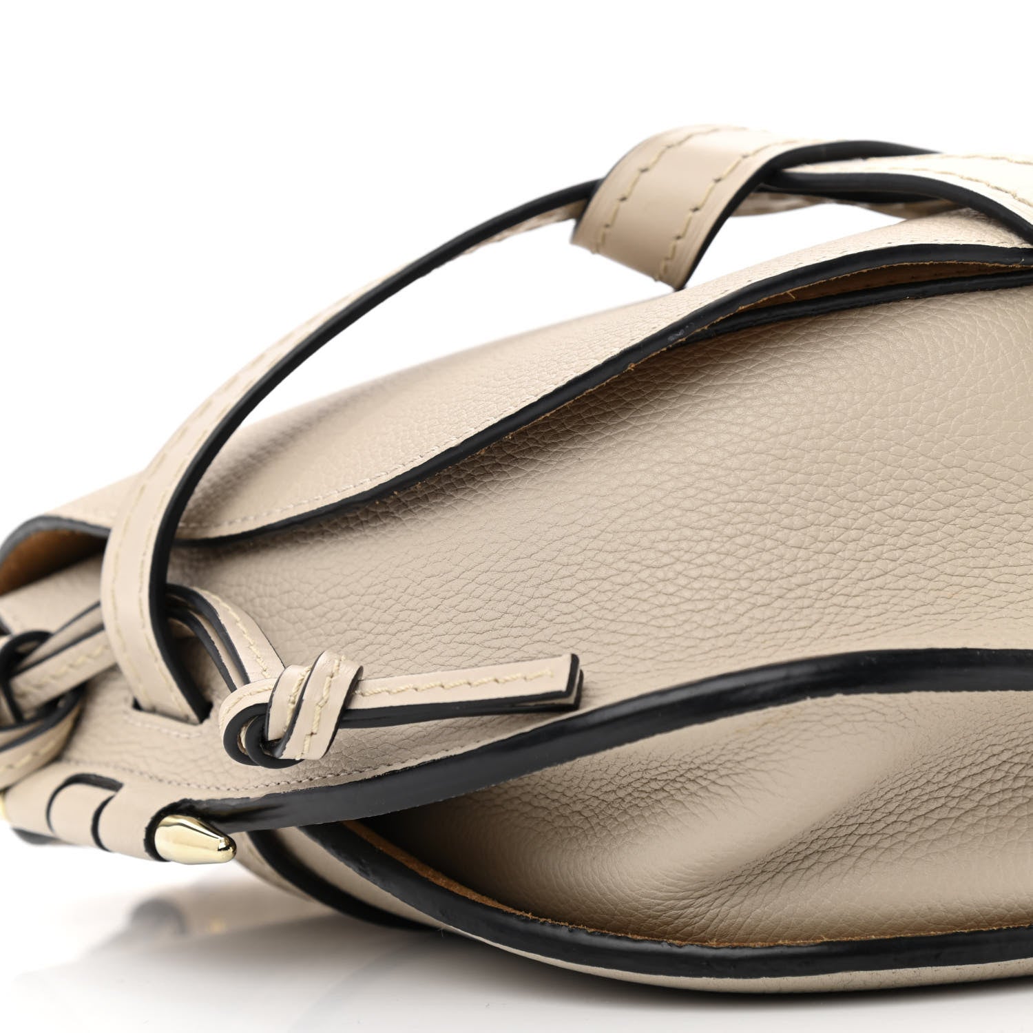 Loewe Grained Calfskin Small Gate Crossbody Bag Light Oat 10 of 12