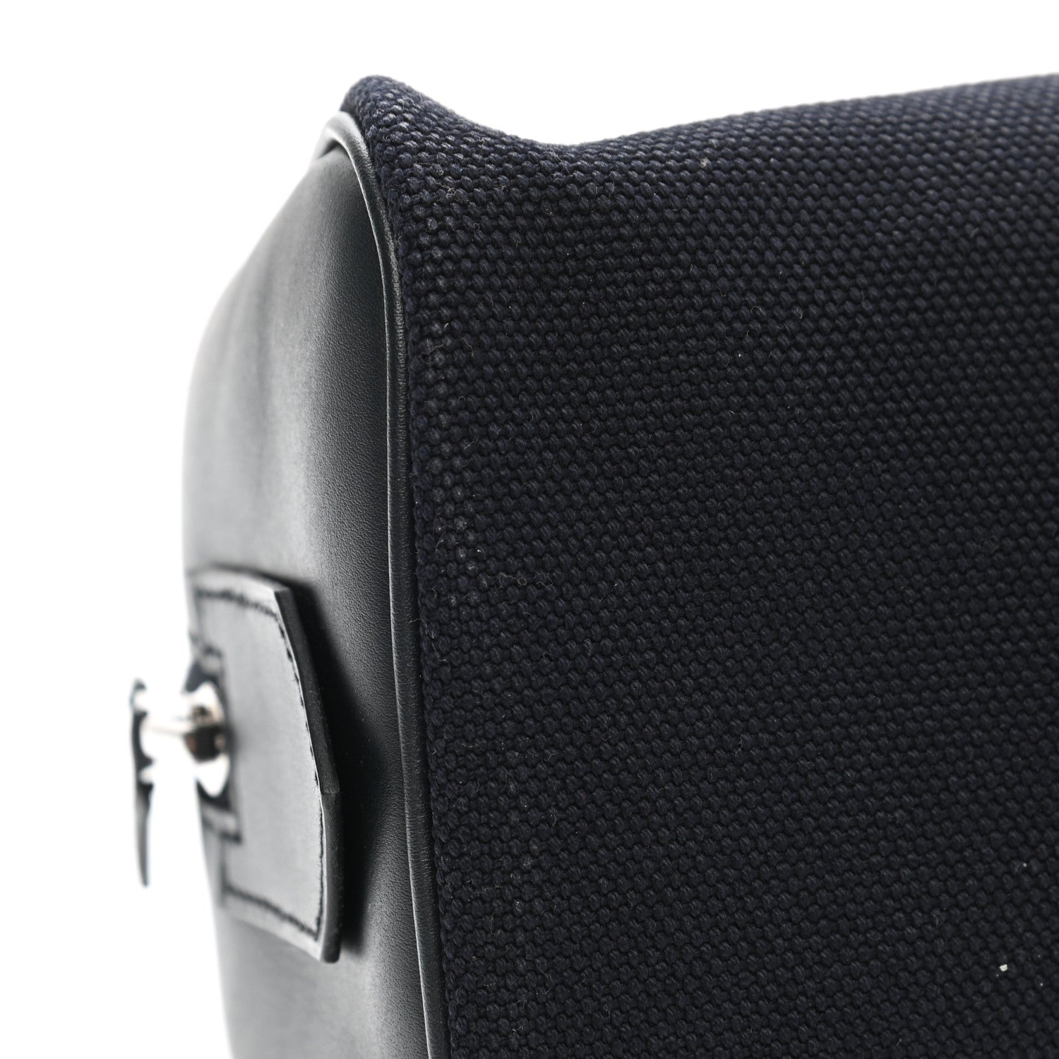 Hermes Cotton Swift Travel Cosmetic Pouch Black 8 of 9