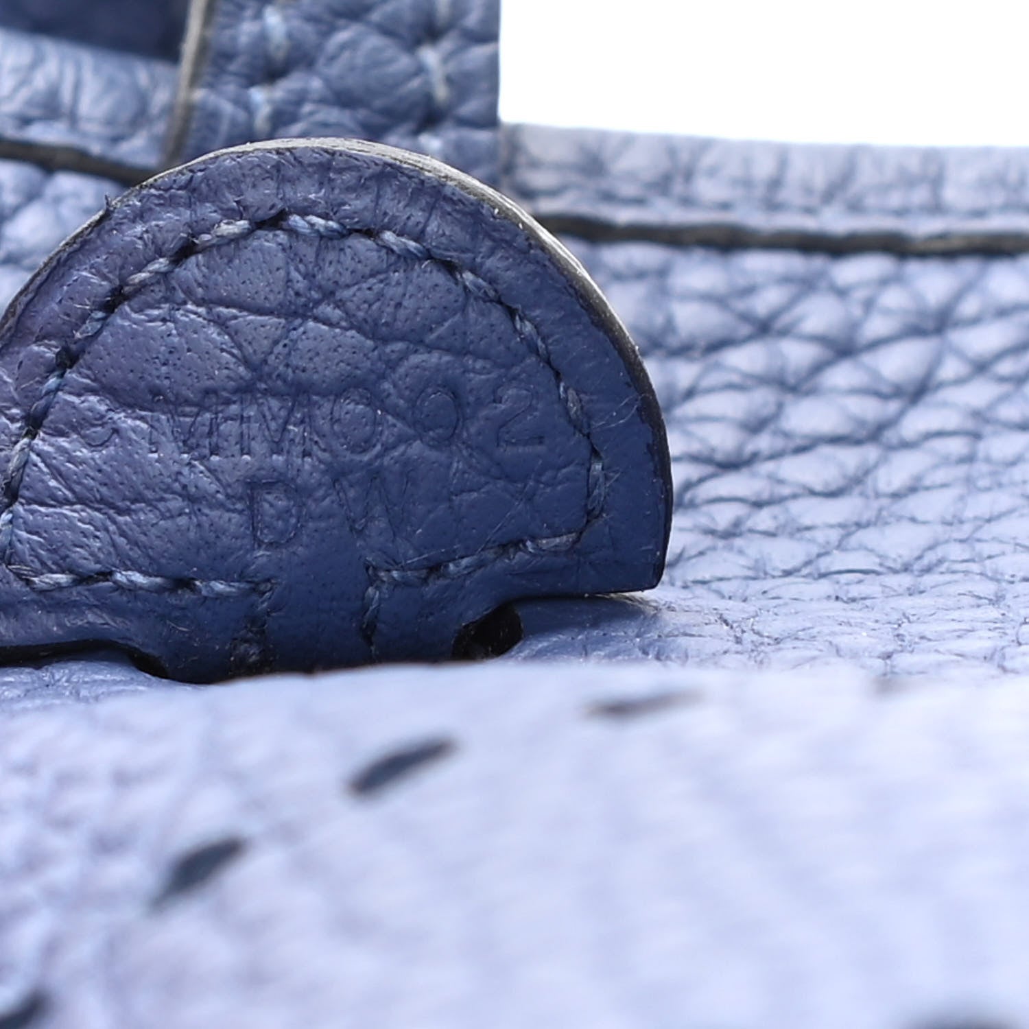 Hermes Taurillon Clemence Evelyne TPM Bleu Brighton 7 of 9