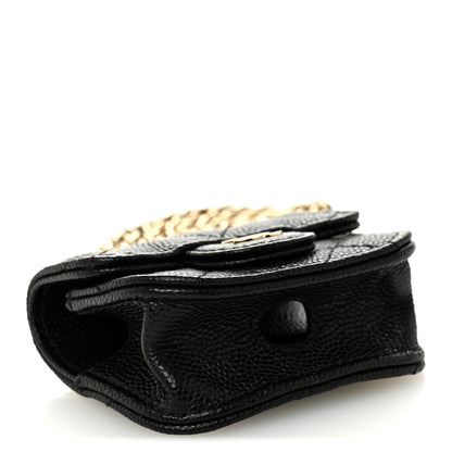 Chanel Caviar Quilted Airpods Pro Case Black 3 of 8