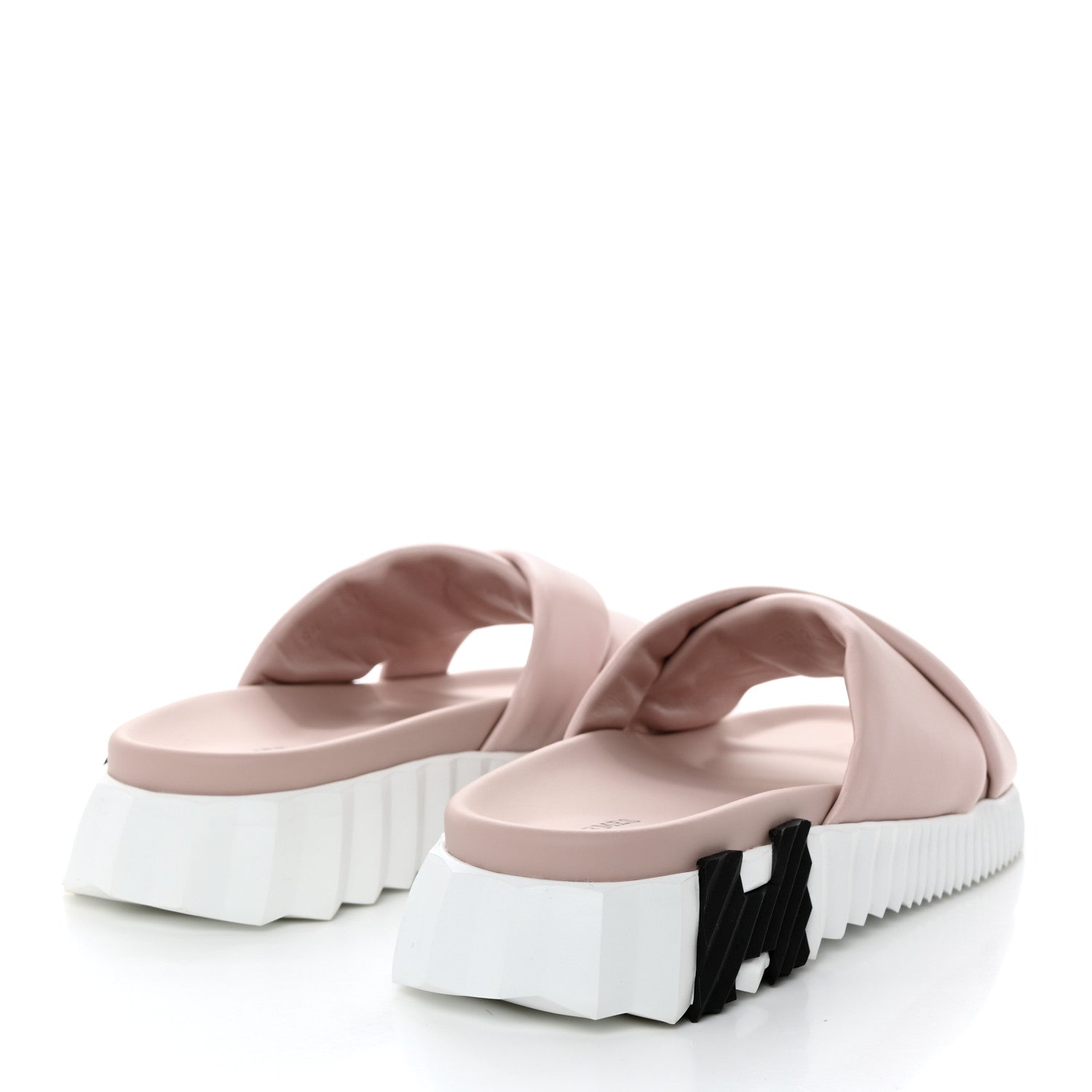 Hermes Nappa Infra Sandals 38.5 Rose Porcelaine 4 of 9
