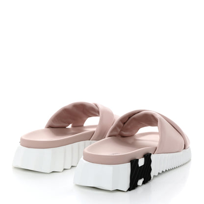 Hermes Nappa Infra Sandals 38.5 Rose Porcelaine 4 of 9