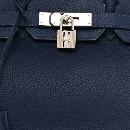 Hermes Togo Verso Birkin 30 Bleu Nuit Rose Pourpre 8 of 11