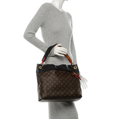 Louis Vuitton Monogram Tuileries Hobo Black 2 of 7