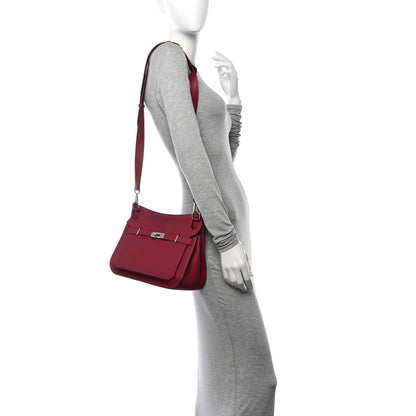Hermes Taurillon Clemence Jypsiere 28 Rubis 2 of 13
