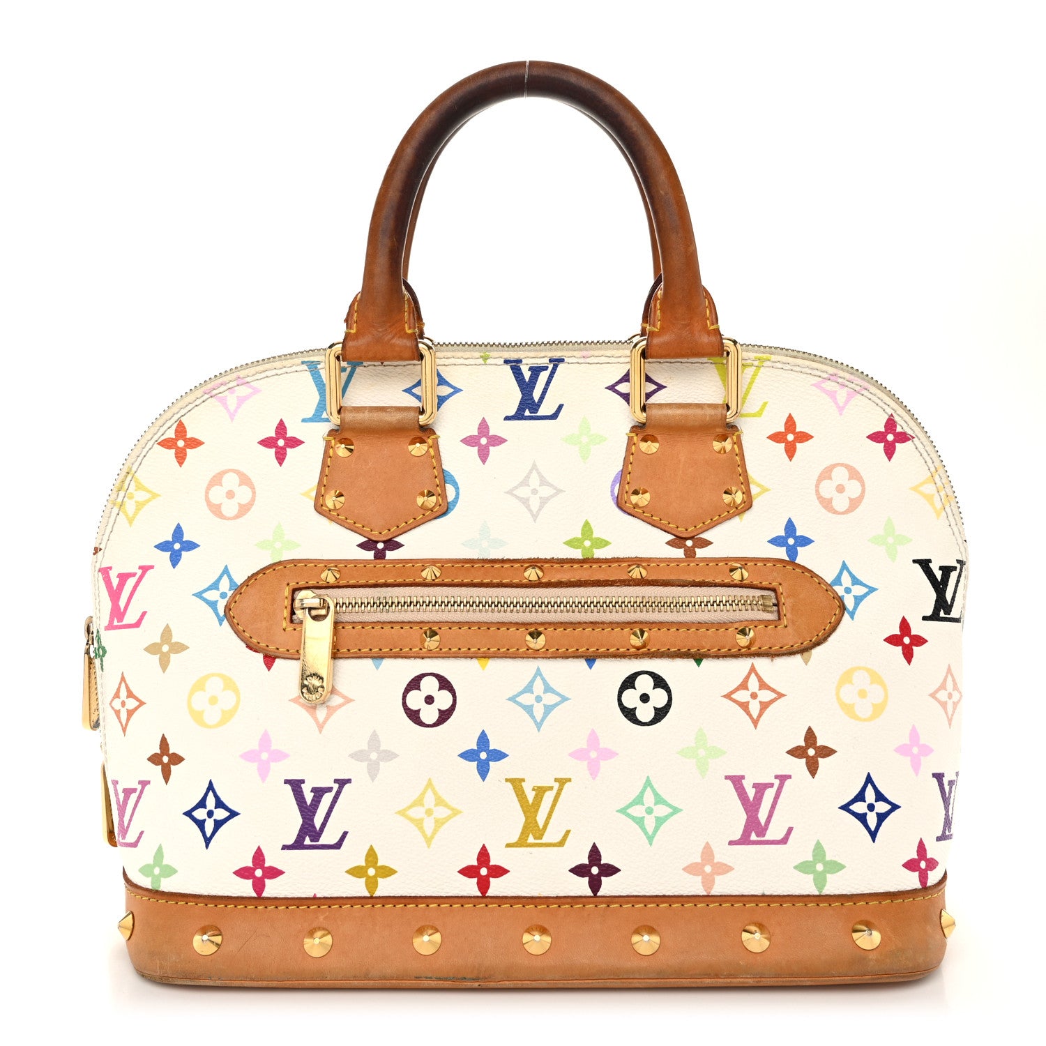 Louis Vuitton Monogram Multicolor Alma White 1 of 13