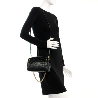 Louis Vuitton Vernis Santa Monica Clutch Noir Magnetique 2 of 6