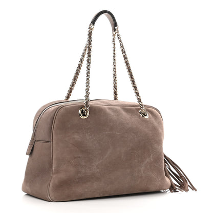 Gucci Vitello Range Medium Soho Bowler Grey Field 3 of 11