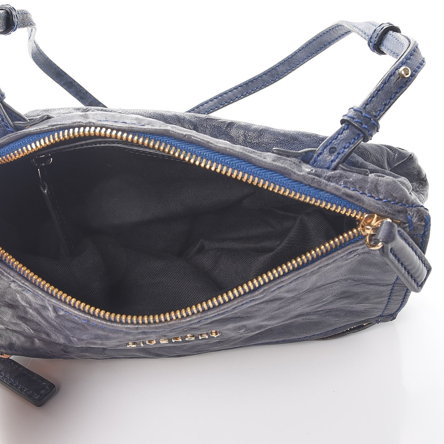 Givenchy Tumbled Sheepskin Mini Pandora Navy 5 of 9