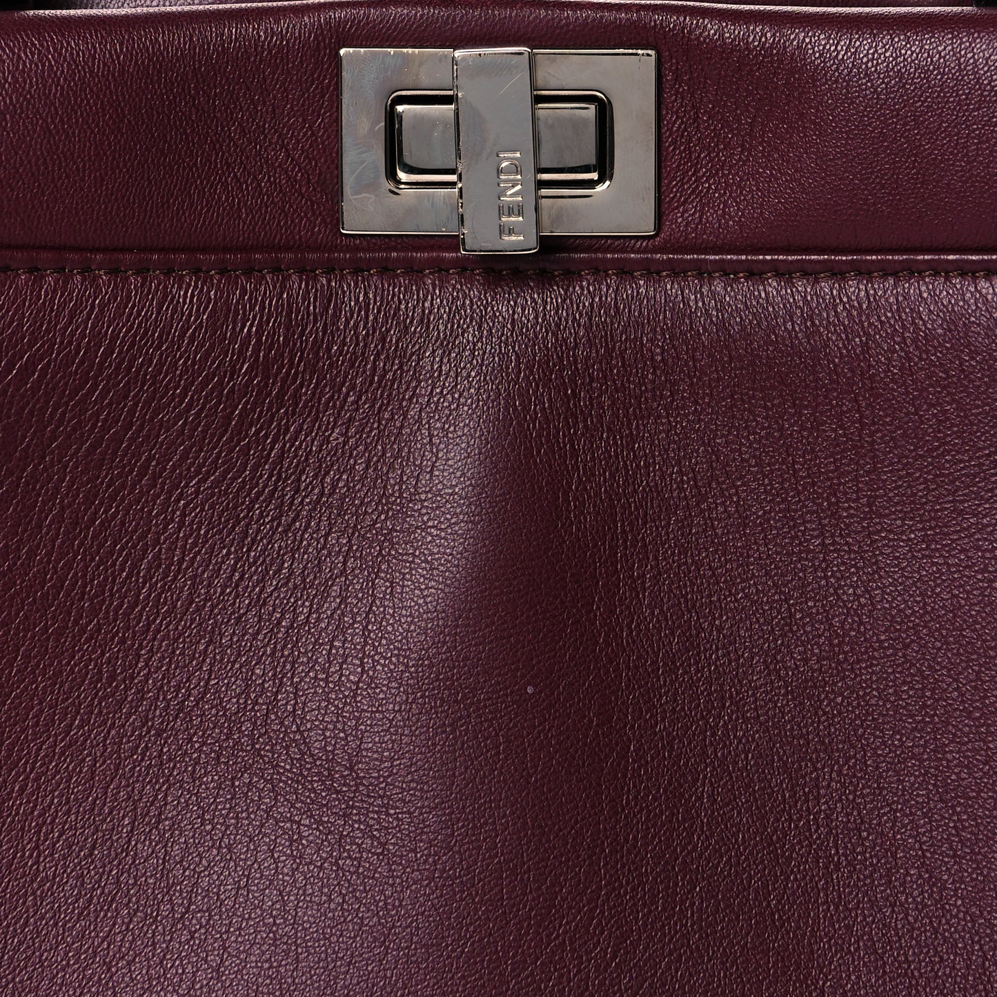 Nappa Mini Peekaboo Iconic Satchel Bordeaux