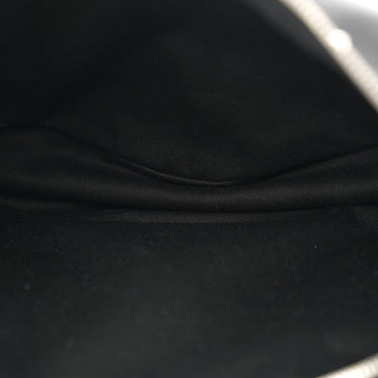 Versace Calfskin Studded Medium Repeat Zip Hobo Black 5 of 11