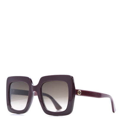 Gucci Acetate Oversize Sunglasses GG0328S Red 1 of 9