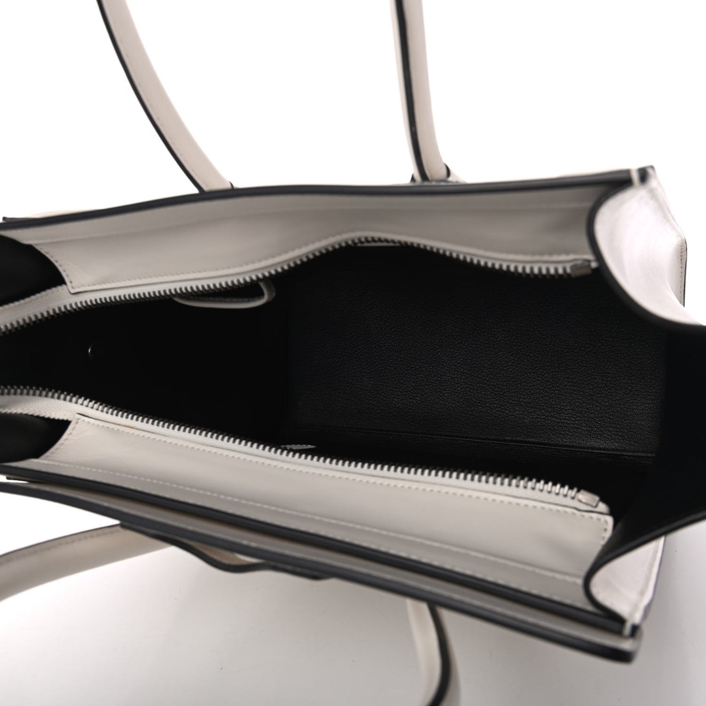 Smooth Calfskin Micro Luggage White