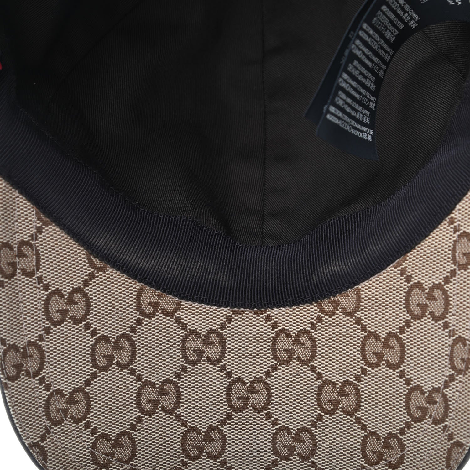 Gucci Monogram Web Baseball Hat M Beige Cocoa 7 of 8