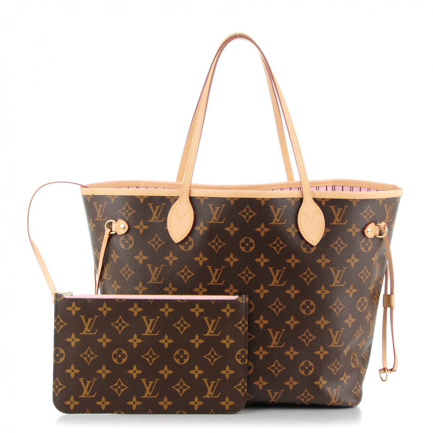 Monogram Neo Neverfull MM Rose Ballerine
