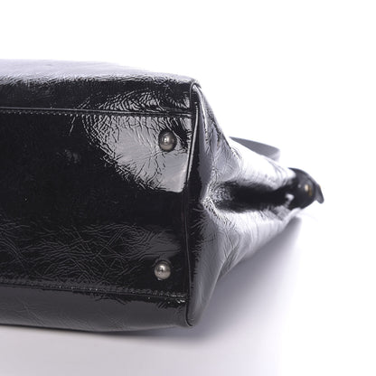 Fendi Patent Large Peekaboo Iconic Satchel Black 11 of 11