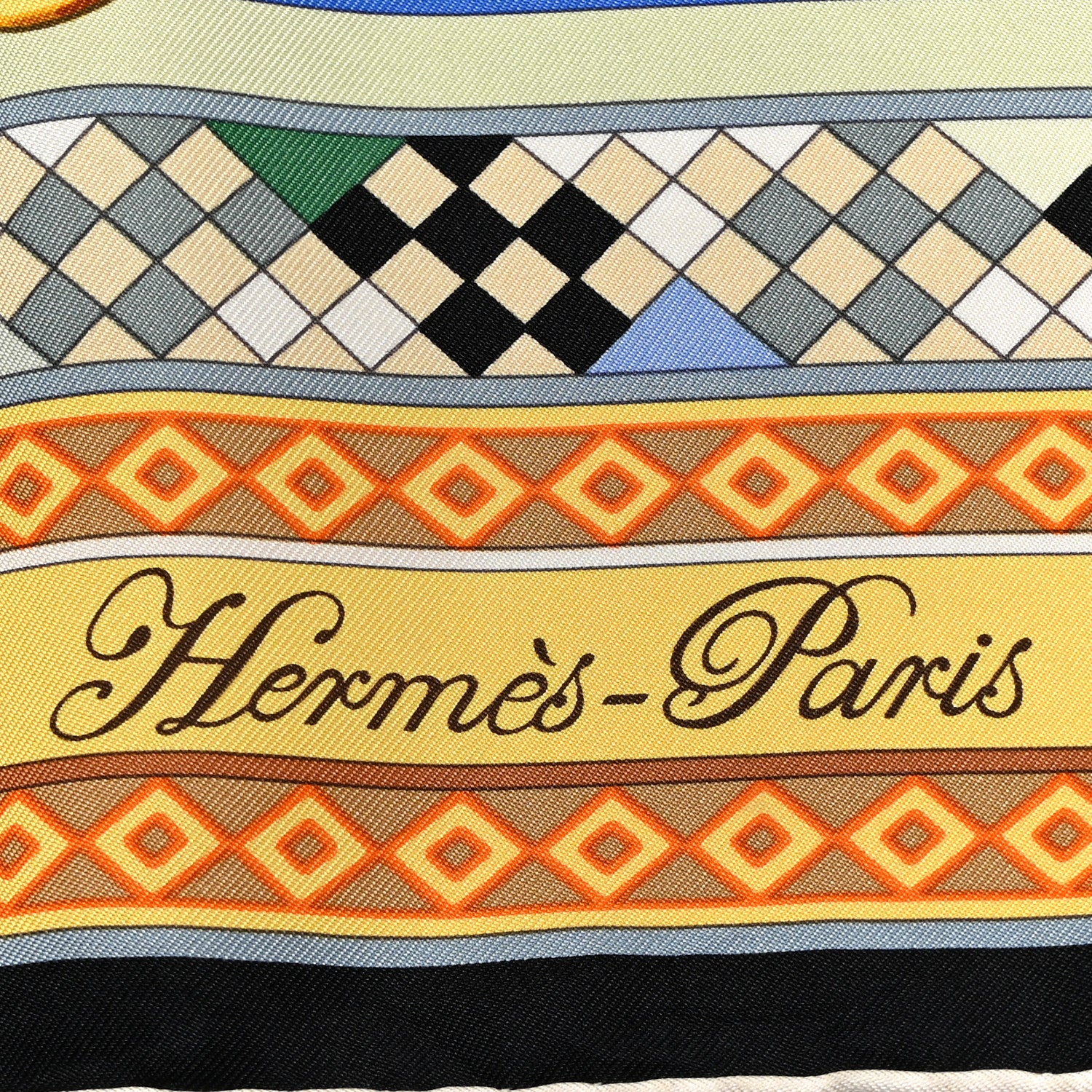 Hermes Silk Colliers de Chiens Scarf 90 4 of 4