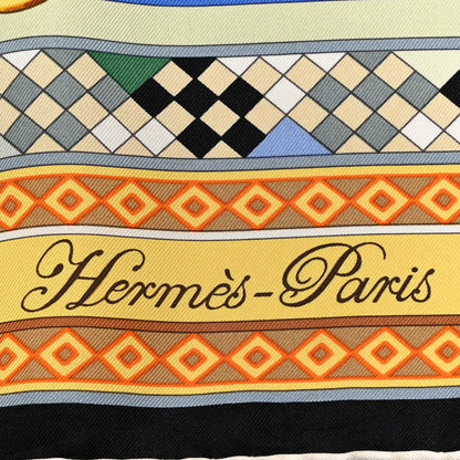 Hermes Silk Colliers de Chiens Scarf 90 4 of 4