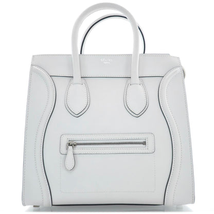 Celine Smooth Calfskin Mini Luggage White 1 of 10