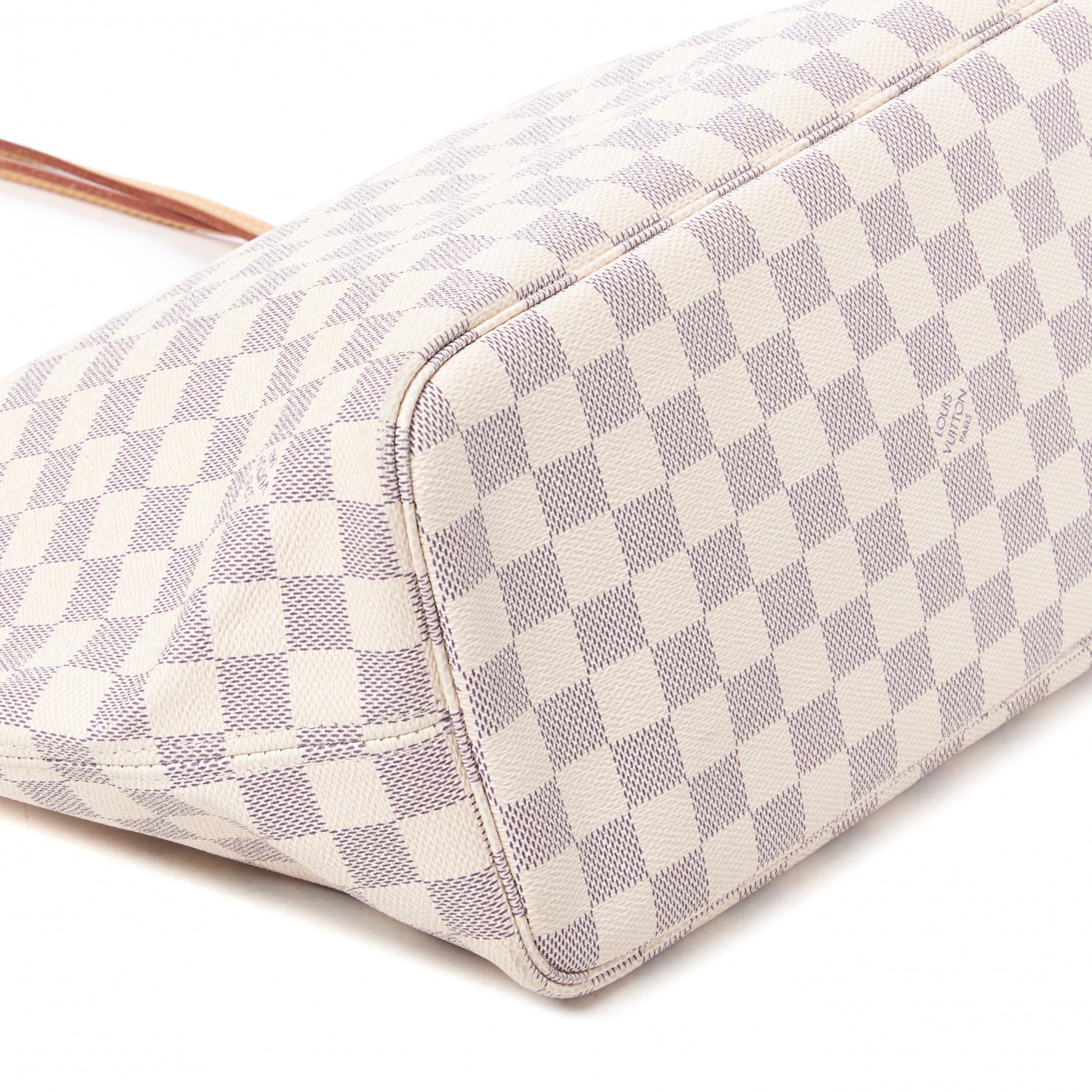 Louis Vuitton Damier Azur Neo Neverfull MM Rose Ballerine 6 of 9