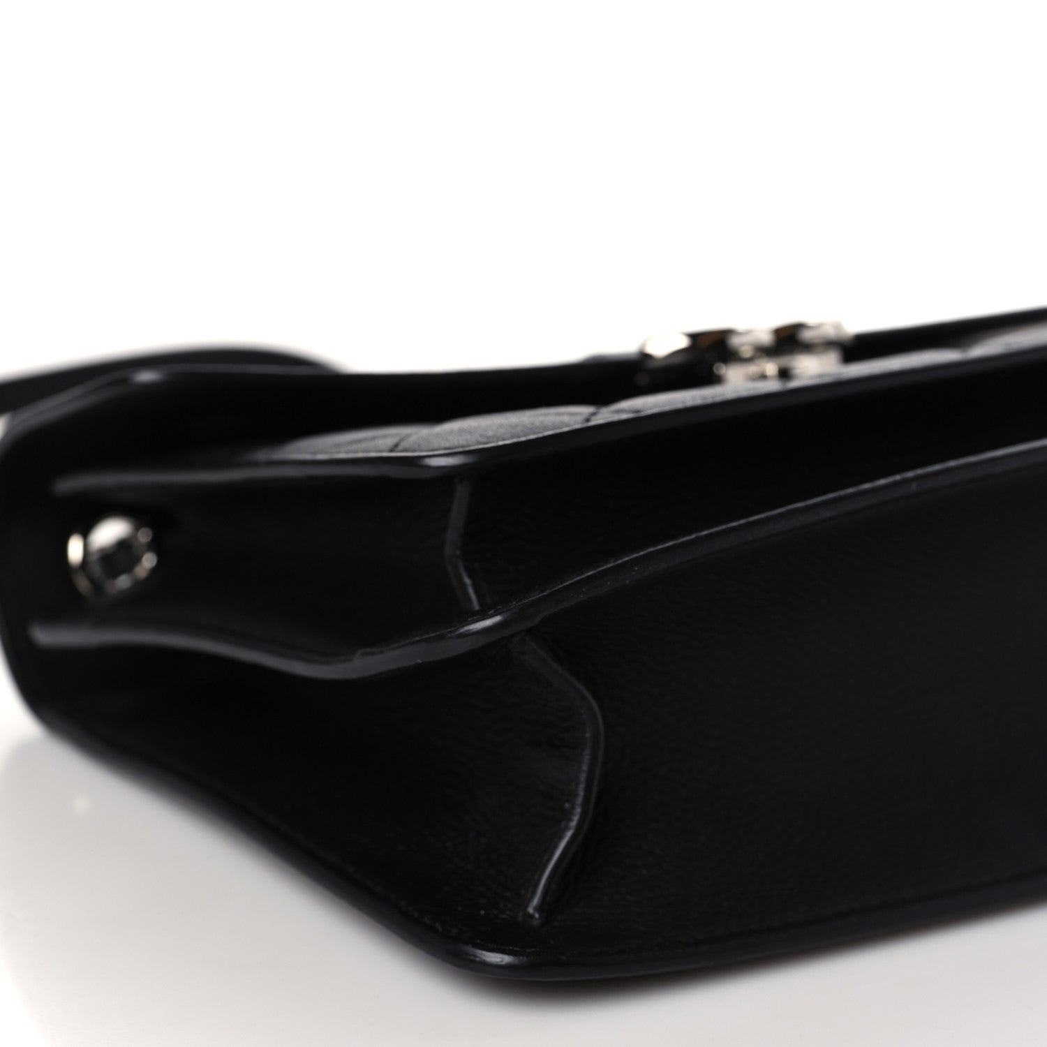 Chanel Caviar Quilted Small CC Box Top Handle Flap Black 8 of 9
