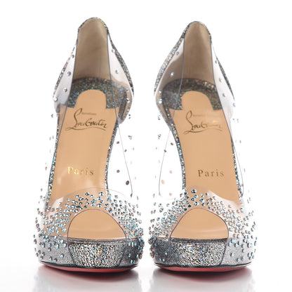 Christian Louboutin PVC Very Strass 120 Pumps 39 Version Silver 3 of 8